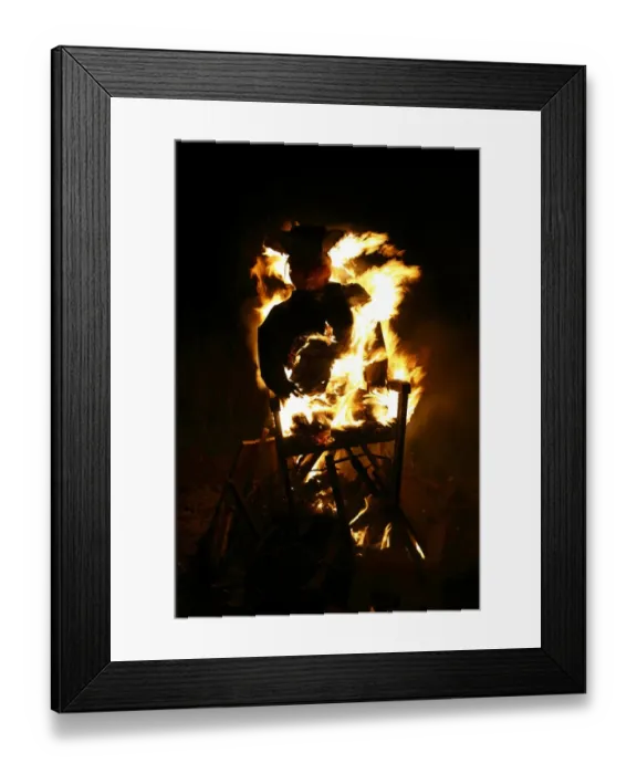 Framed Print : Guy burning on garden bonfire, Guy Fawkes Night, Bacton, Suffolk, England, November Framed Print : Guy burning on garden bonfire, Guy Fawkes Night, Bacton, Suffolk, England, November
