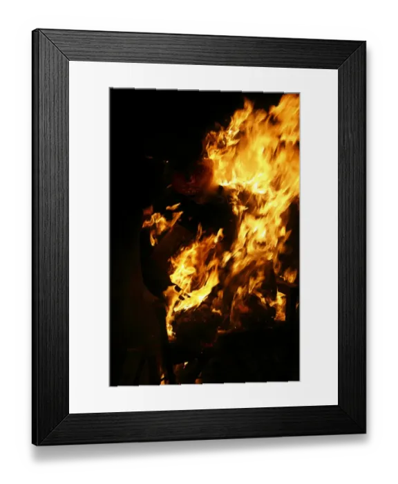 Framed Print : Guy burning on garden bonfire, Guy Fawkes Night, Bacton, Suffolk, England, November Framed Print : Guy burning on garden bonfire, Guy Fawkes Night, Bacton, Suffolk, England, November
