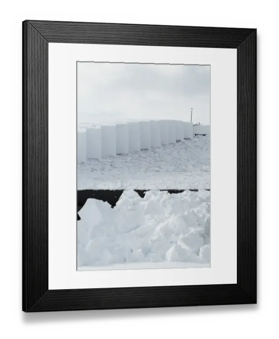 Framed Print : Snow clearance off roof, Canyon, Yellowstone N. P. Wyoming, U. S. A. February Framed Print : Snow clearance off roof, Canyon, Yellowstone N. P. Wyoming, U. S. A. February