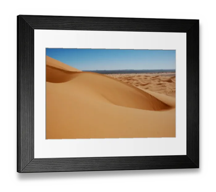 Framed Print : View of desert sand dunes, Grande Dune, Erg Chebbi, Sahara Desert, Morocco, February Framed Print : View of desert sand dunes, Grande Dune, Erg Chebbi, Sahara Desert, Morocco, February