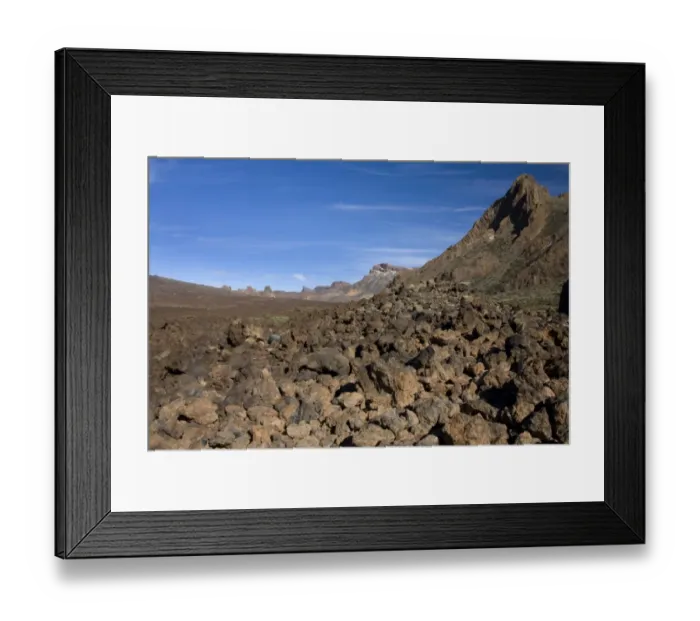 Framed Print : View of volcanic landscape of extinct volcano, Montana Guajara, Mount Teide N. P. Tenerife, Canary Islands, February Framed Print : View of volcanic landscape of extinct volcano, Montana Guajara, Mount Teide N. P. Tenerife, Canary Islands, February