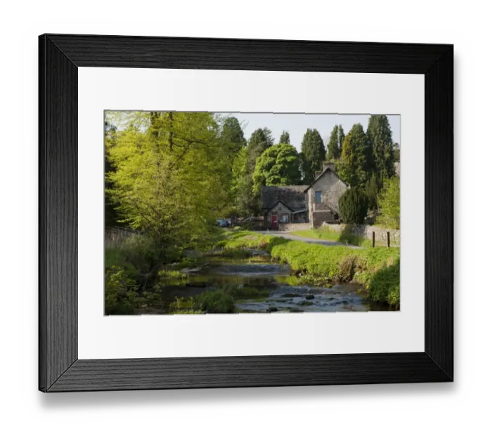 Framed Print : Village primary school beside river in rural setting, Ravenstonedale, Westmorland, Cumbria, England, May Framed Print : Village primary school beside river in rural setting, Ravenstonedale, Westmorland, Cumbria, England, May