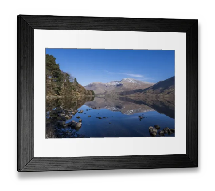 Framed Print : View of lake in over-deepened glacial valley, deepest lake in England at 79 metres (258 feet), Wastwater Framed Print : View of lake in over-deepened glacial valley, deepest lake in England at 79 metres (258 feet), Wastwater