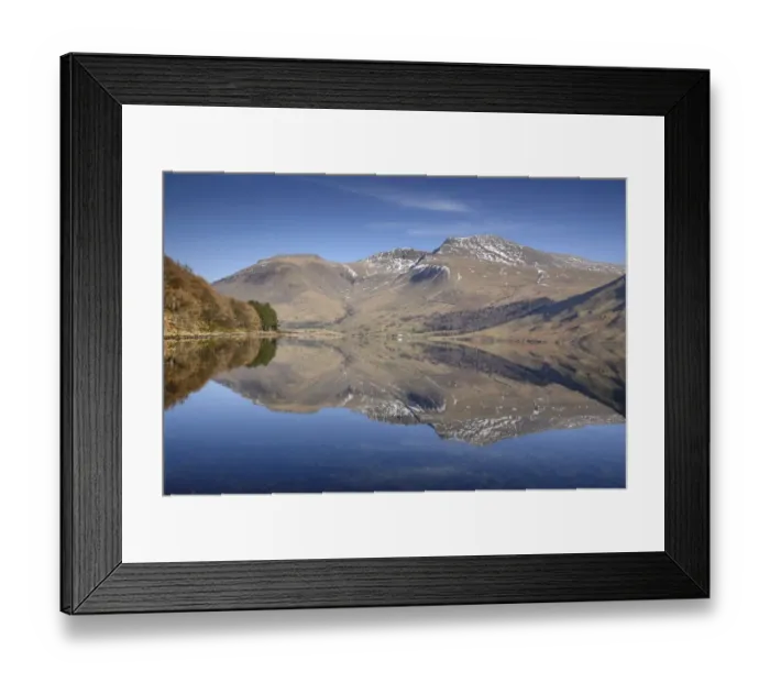 Framed Print : View of lake in over-deepened glacial valley, deepest lake in England at 79 metres (258 feet), Wastwater Framed Print : View of lake in over-deepened glacial valley, deepest lake in England at 79 metres (258 feet), Wastwater