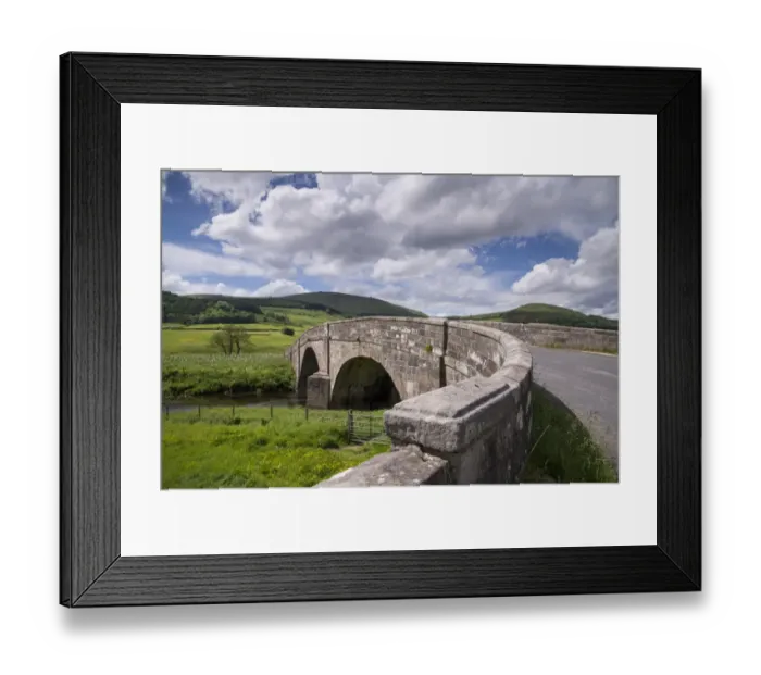 Framed Print : Road bridge over river, Burholme Bridge, River Hodder, between Whitewell and Dunsop Bridge, Forest of Bowland Framed Print : Road bridge over river, Burholme Bridge, River Hodder, between Whitewell and Dunsop Bridge, Forest of Bowland