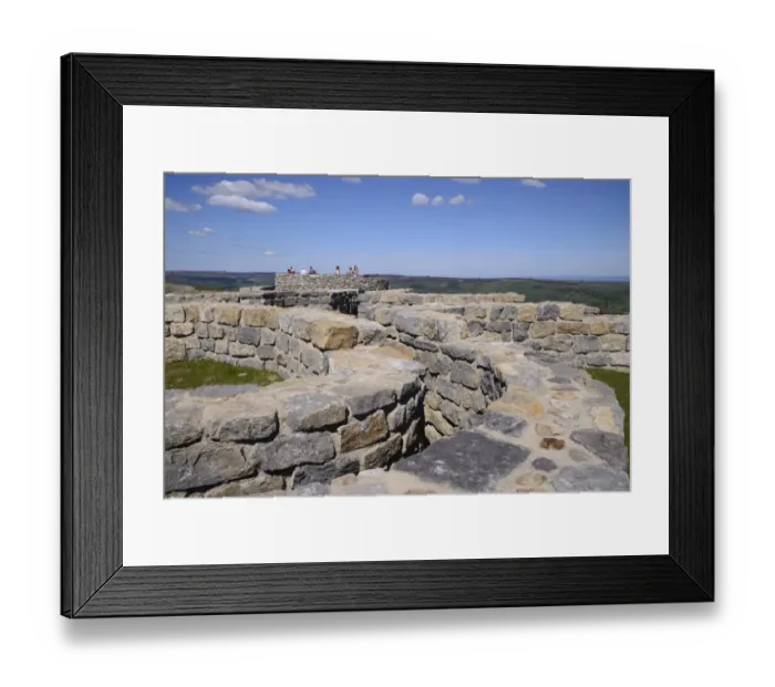 Framed Print : The Coldstones Cut public art created by artist Andrew Sabin as sculptural response to Coldstones Quarry