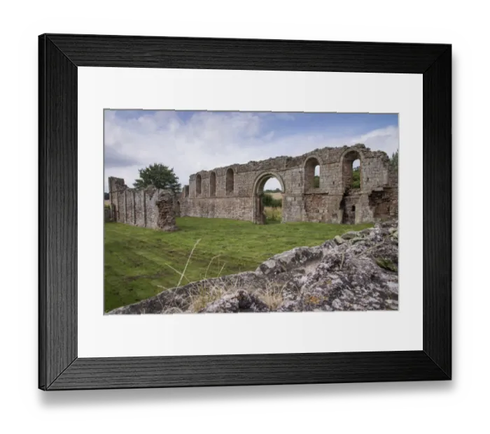 Framed Print : Augustinian priory ruins, White Ladies Priory, Boscobel, Shropshire, England, August Framed Print : Augustinian priory ruins, White Ladies Priory, Boscobel, Shropshire, England, August