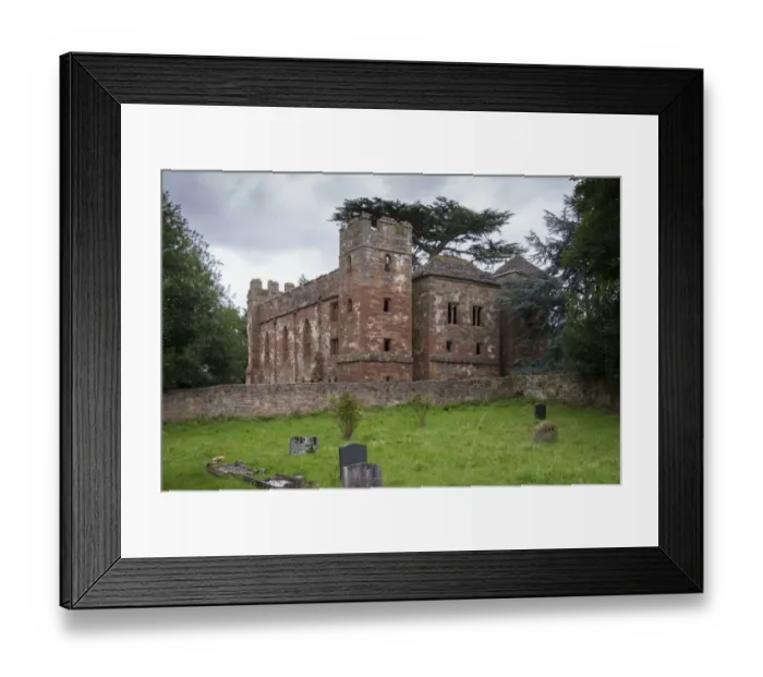Framed Print : 13th century fortified manor house ruins, Acton Burnell Castle, Acton Burnell, Shropshire, England, August Framed Print : 13th century fortified manor house ruins, Acton Burnell Castle, Acton Burnell, Shropshire, England, August