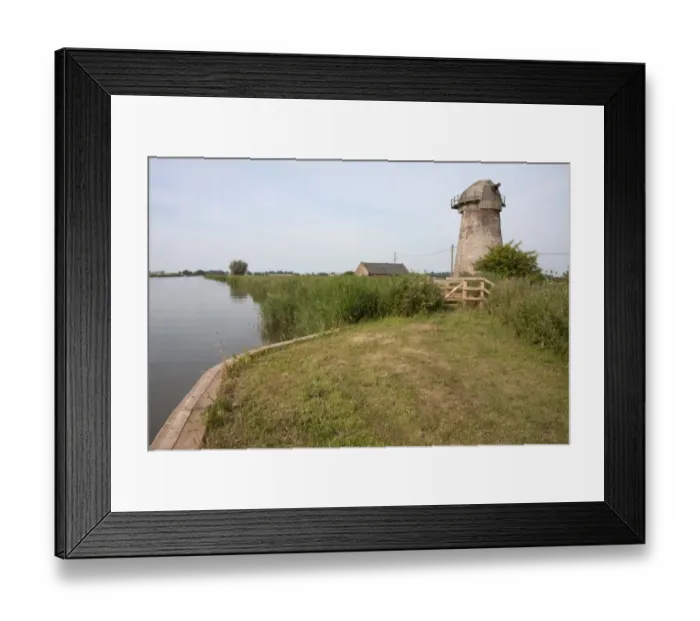 Framed Print : View of windpump and pumphouse at edge of waterway, Clippesby Mill, Ashby with Oby, River Bure, The Broads N. P Framed Print : View of windpump and pumphouse at edge of waterway, Clippesby Mill, Ashby with Oby, River Bure, The Broads N. P