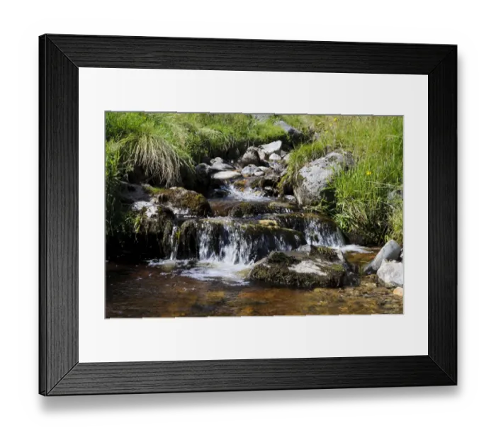 Framed Print : Cascades on small mountain burn, Allt na Croite, tributary of River Findhorn, Findhorn Valley, Inverness-shire Framed Print : Cascades on small mountain burn, Allt na Croite, tributary of River Findhorn, Findhorn Valley, Inverness-shire