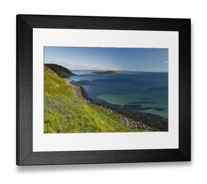 Framed Print : View of south coastline and island, Brosdale Island, Ardfin Estate, Isle of Jura, Inner Hebrides, Scotland Framed Print : View of south coastline and island, Brosdale Island, Ardfin Estate, Isle of Jura, Inner Hebrides, Scotland