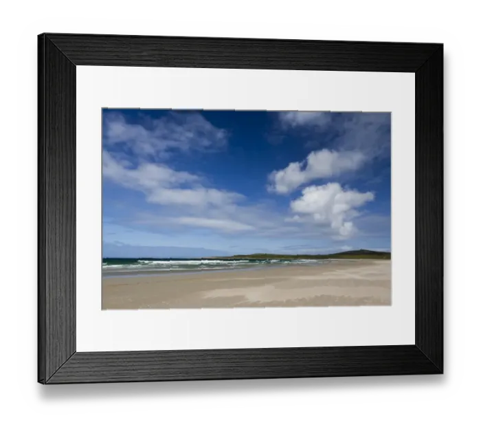 Framed Print : View of coastline with sandy beach, Kilchoman Beach, Machir Bay, Isle of Islay, Inner Hebrides, Scotland Framed Print : View of coastline with sandy beach, Kilchoman Beach, Machir Bay, Isle of Islay, Inner Hebrides, Scotland