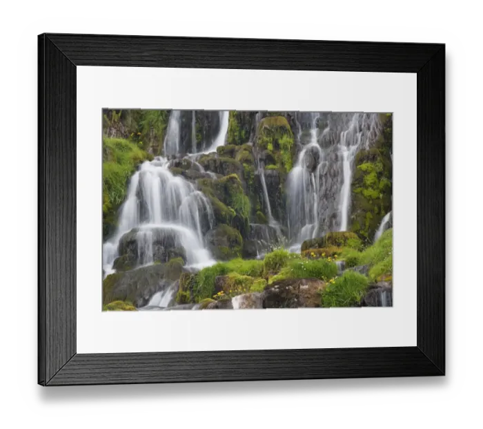 Framed Print : Waterfall and cascades flowing over rocks, Isle of Skye, Inner Hebrides, Scotland, June Framed Print : Waterfall and cascades flowing over rocks, Isle of Skye, Inner Hebrides, Scotland, June