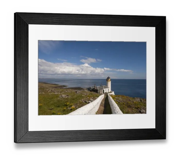 Framed Print : View of coastline and bird observatory housed in former lighthouse, Low Light, Isle of May, Firth of Forth, Scotland Framed Print : View of coastline and bird observatory housed in former lighthouse, Low Light, Isle of May, Firth of Forth, Scotland