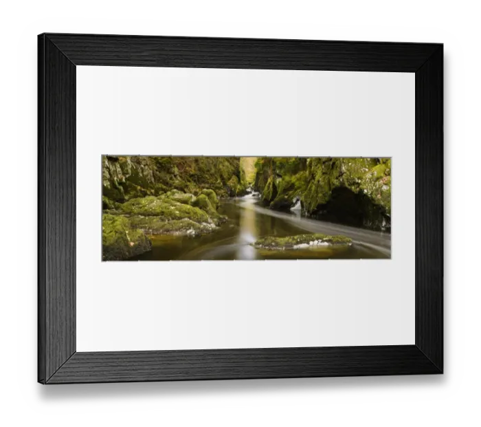 Framed Print : View of river flowing through gorge, Fairy Glen, River Conwy, Betws-y-Coed, Snowdonia N. P. Conwy, Wales, November Framed Print : View of river flowing through gorge, Fairy Glen, River Conwy, Betws-y-Coed, Snowdonia N. P. Conwy, Wales, November
