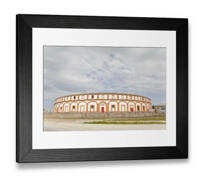 Framed Print : View of old bullring, Trujillo, Caceres Province, Extremadura, Spain, April Framed Print : View of old bullring, Trujillo, Caceres Province, Extremadura, Spain, April