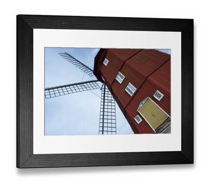 Framed Print : Windmill in city, Strangnas, Sodermanland, Sweden, august Framed Print : Windmill in city, Strangnas, Sodermanland, Sweden, august