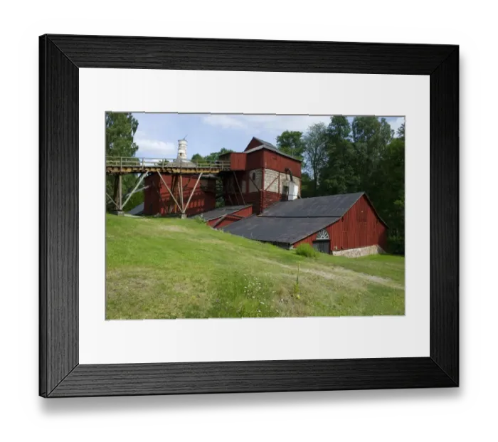 Framed Print : Historic ironworks, Engelsberg Ironworks, Angelsberg, Fagersta Municipality, Vastmanland, Sweden, july Framed Print : Historic ironworks, Engelsberg Ironworks, Angelsberg, Fagersta Municipality, Vastmanland, Sweden, july