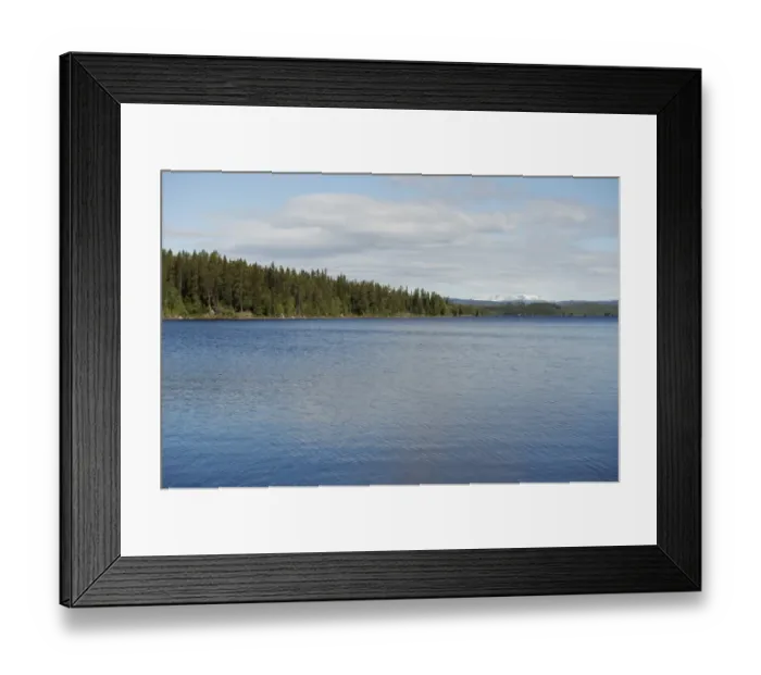 Framed Print : View across lake, Malgomaj, Lappland, Sweden, June Framed Print : View across lake, Malgomaj, Lappland, Sweden, June