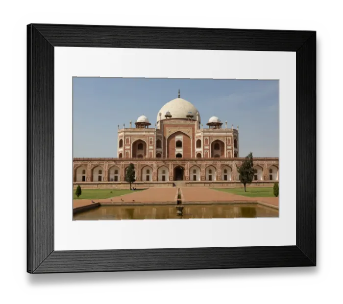 Framed Print : Tomb of Mughal Emperor Humayun, Humayuns Tomb, Delhi, India, March Framed Print : Tomb of Mughal Emperor Humayun, Humayuns Tomb, Delhi, India, March