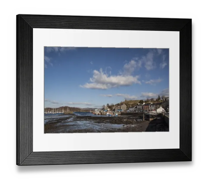 Framed Print : Tarbert is a village in Argyll, Scotland. It is built around East Loch Tarbert, an inlet of Loch Fyne