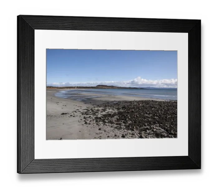 Framed Print : Low tide at the beach, Traigh na Mile, north end of Loch na Mile on the Isle of Jura, Scotland