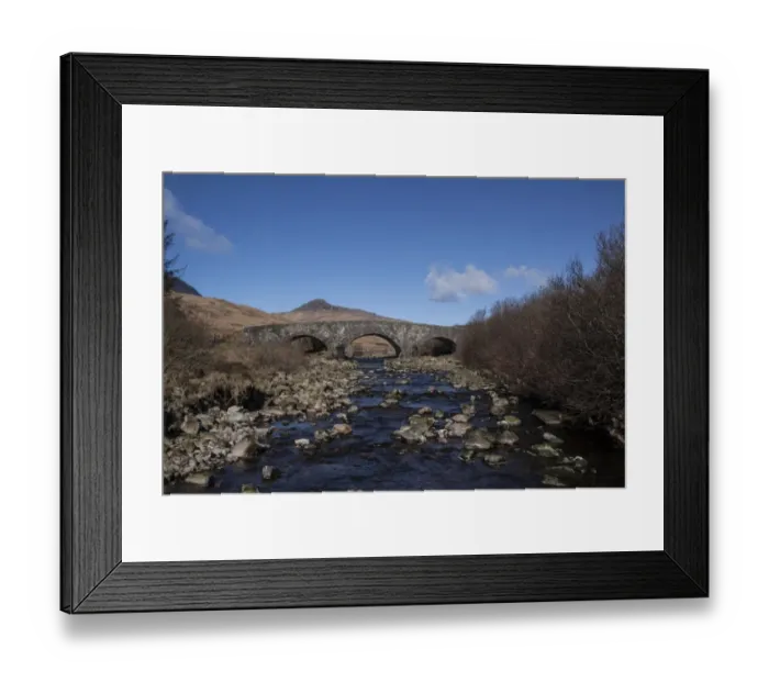 Framed Print : Bridge over the Corran River with one of the Paps of Jura behind. Isle of Jura Scotland Framed Print : Bridge over the Corran River with one of the Paps of Jura behind. Isle of Jura Scotland