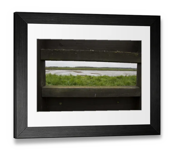 Framed Print : Looking over Belpers Lagoon from a viewing hide on Havergate Island Suffolk Framed Print : Looking over Belpers Lagoon from a viewing hide on Havergate Island Suffolk