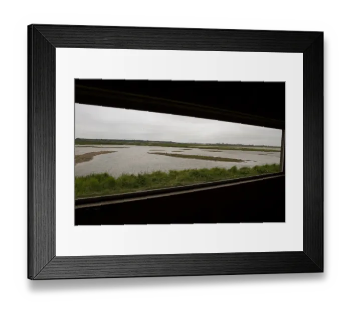 Framed Print : Looking out from Belpers Hide over Belpers and Main Lagoons and towards Orford, Suffolk Framed Print : Looking out from Belpers Hide over Belpers and Main Lagoons and towards Orford, Suffolk