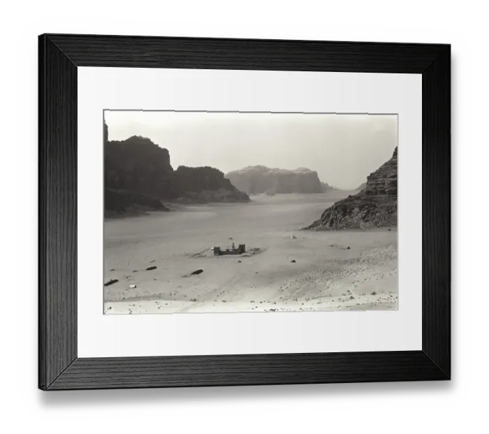 Framed Print : Wadi Rum Fort, Jordan 1963 Framed Print : Wadi Rum Fort, Jordan 1963
