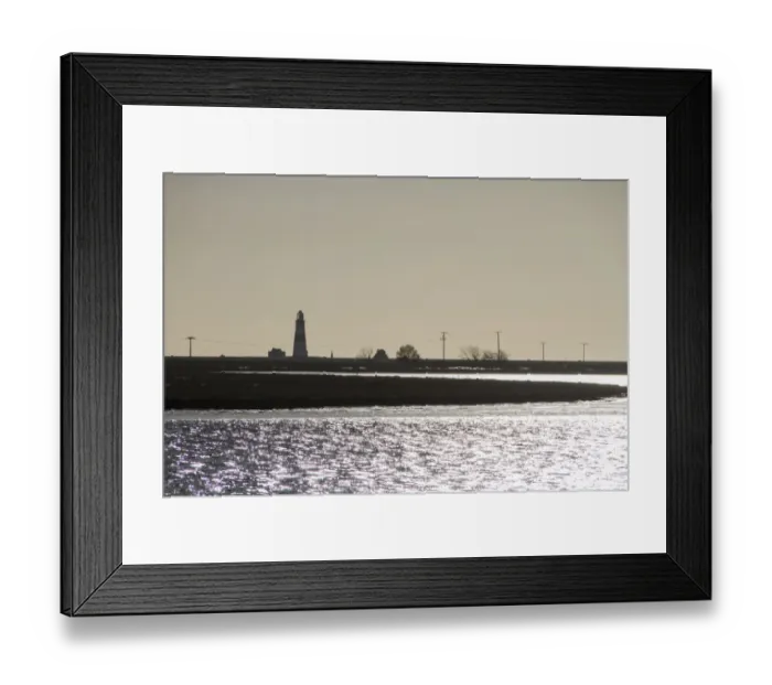 Framed Print : Orfordness Lighthouse built in 1792 and decommissioned in 2013