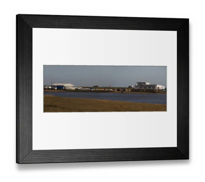 Framed Print : Aldeburgh Yacht Club viewed from the west looking over the River Alde - Suffolk Framed Print : Aldeburgh Yacht Club viewed from the west looking over the River Alde - Suffolk