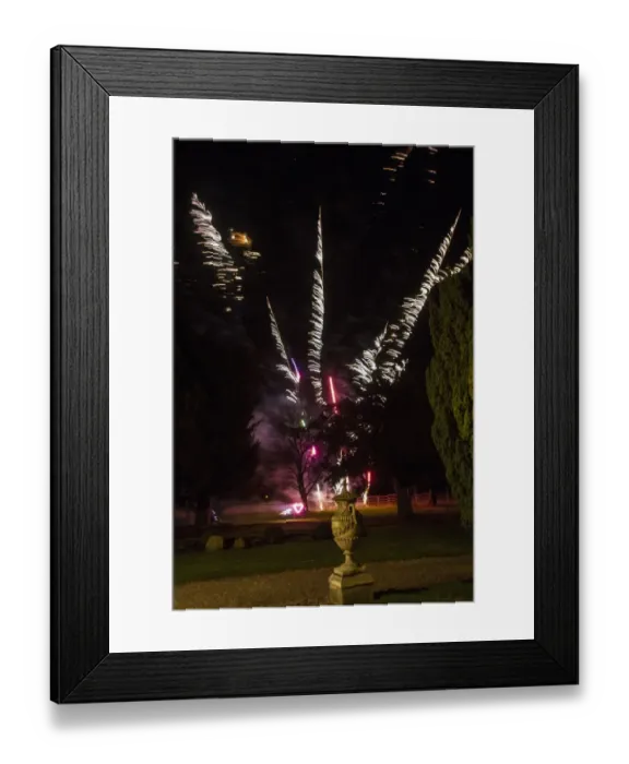Framed Print : November 5th firework display