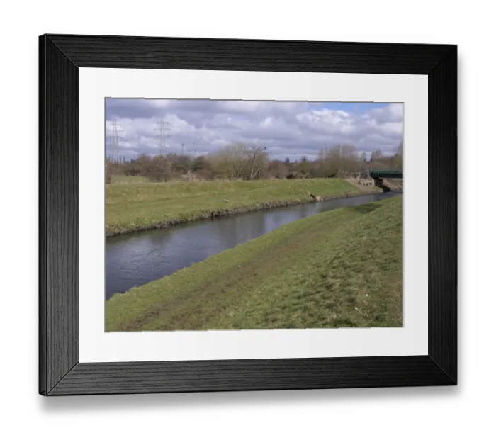 Framed Print : View of river and riverbanks, River Tame, Sandwell Valley RSPB Reserve, West Midlands, England, April Framed Print : View of river and riverbanks, River Tame, Sandwell Valley RSPB Reserve, West Midlands, England, April