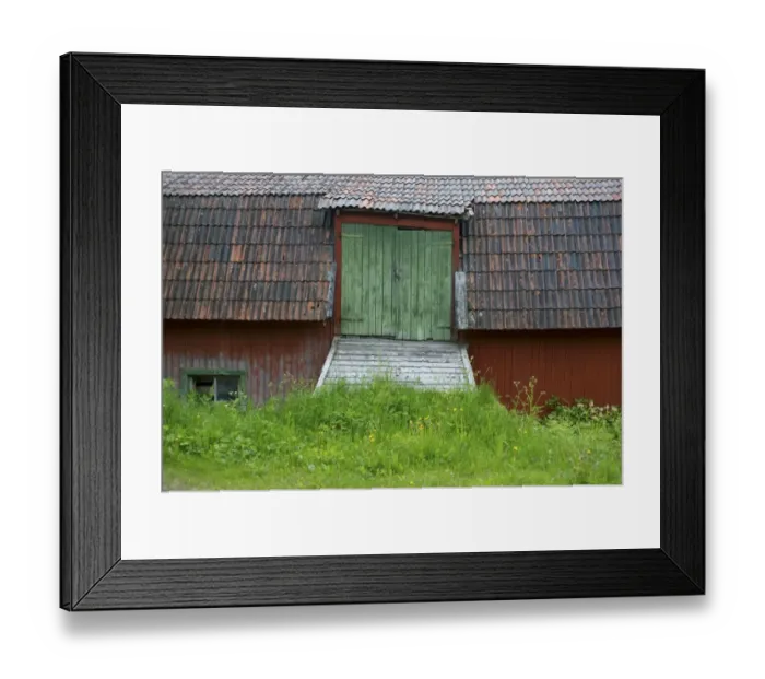 Framed Print : Old barn doors, Jormvattnet, Jamtland, Sweden, June Framed Print : Old barn doors, Jormvattnet, Jamtland, Sweden, June