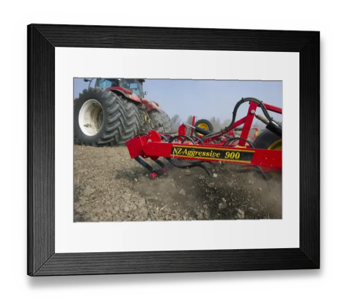 Framed Print : Tractor with Vaderstad NZA-900 harrows, harrowing arable field, Sweden, april Framed Print : Tractor with Vaderstad NZA-900 harrows, harrowing arable field, Sweden, april