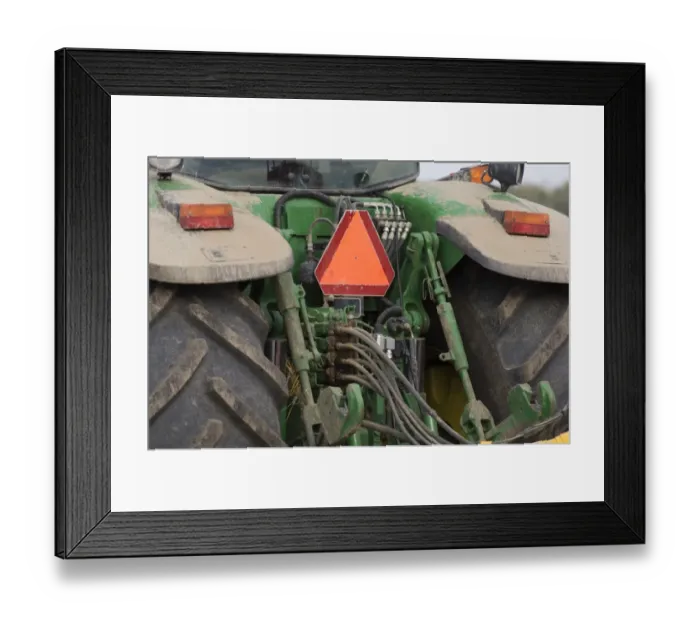 Framed Print : John Deere 8530 tractor, close-up of back with hydraulic spool valves and pipes, Sweden Framed Print : John Deere 8530 tractor, close-up of back with hydraulic spool valves and pipes, Sweden