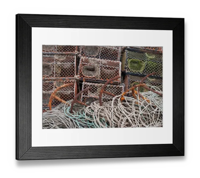 Framed Print : Crab fishing pots, rusty anchors and ropes, Cley Beach, Cley-next-the-sea, Norfolk, England, October Framed Print : Crab fishing pots, rusty anchors and ropes, Cley Beach, Cley-next-the-sea, Norfolk, England, October