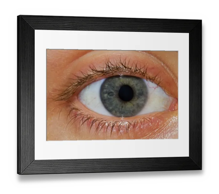Framed Print : Human, close-up of eye Framed Print : Human, close-up of eye