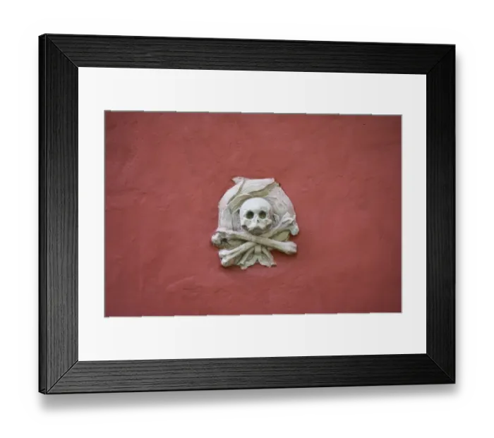 Framed Print : Skull and crossbones on cathedral wall, Strangnas Cathedral, Sodermanland, Sweden, august Framed Print : Skull and crossbones on cathedral wall, Strangnas Cathedral, Sodermanland, Sweden, august