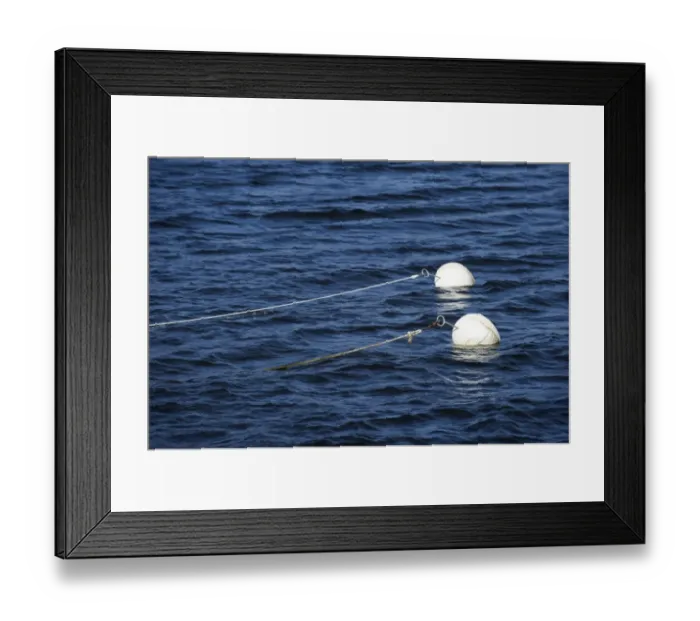 Framed Print : Buoys in water, Sikhjalma, Baltic Sea, Uppland, Sweden, may Framed Print : Buoys in water, Sikhjalma, Baltic Sea, Uppland, Sweden, may