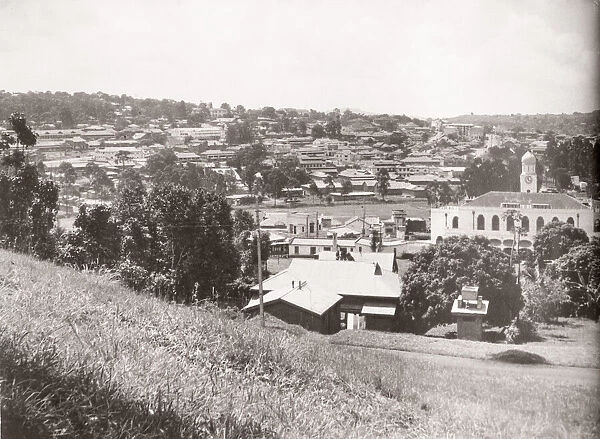 1940s East Africa - view of Kampala, capital of Uganda