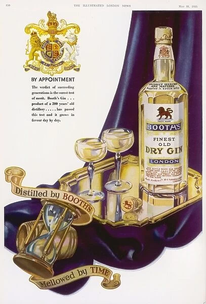 ADVERT  /  BOOTHs GIN 1935
