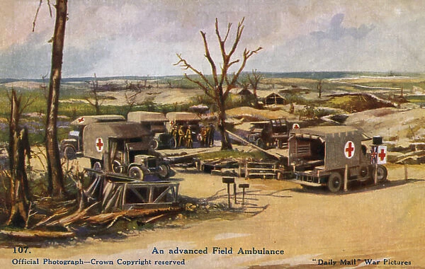 Advanced field ambulances, WW1