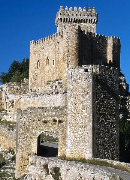 ALARCON. Castle. Castile-la Mancha. Spain