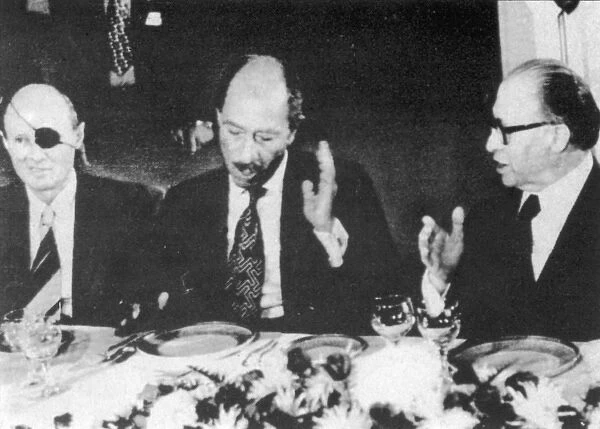 Anwar Sadat at a state dinner