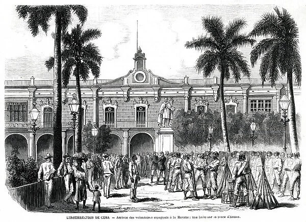 Arrival of Spanish Volunteers at Havana