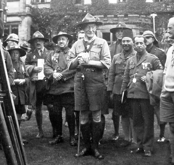 Baden Powell at the 3rd World Jamboree held at