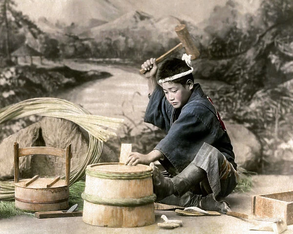 Barrel maker, Japan