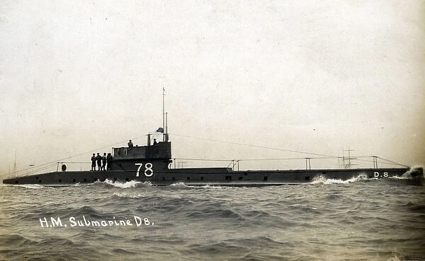 British submarine HMS D8, WW1